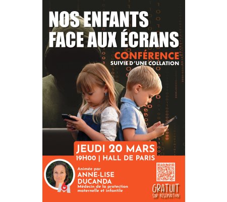 Conférence : Nos enfants face aux écrans 